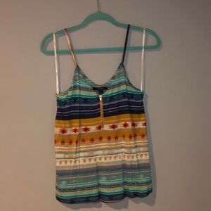 Tribal print tank top!
